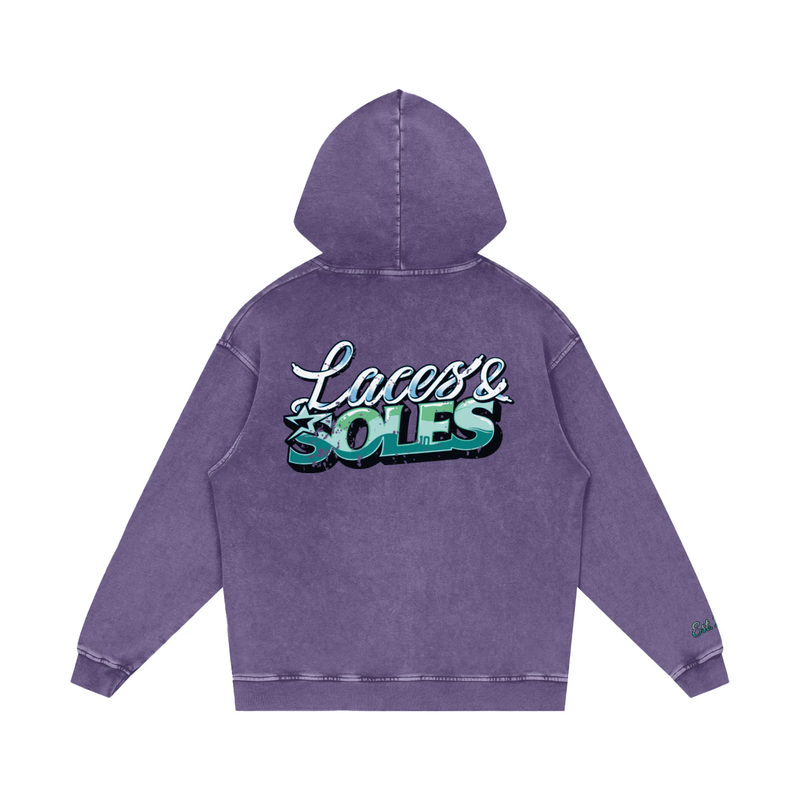 Purple Laces & Soles Hoodie